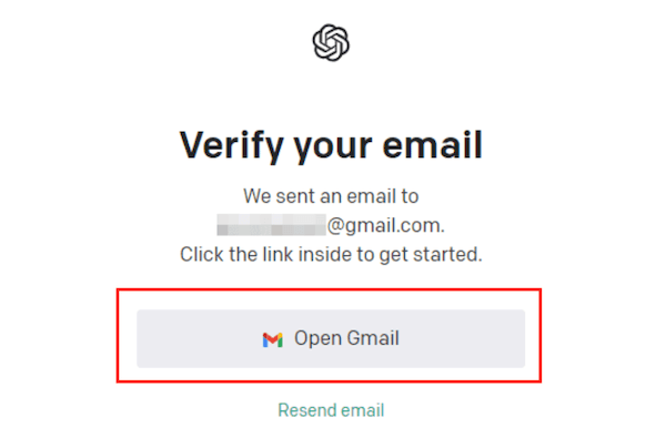 單擊在線打開 Gmail 郵箱